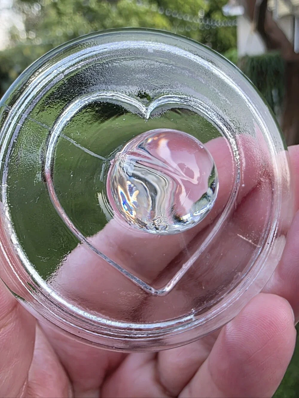 Vintage Williams Sonoma Glass Cookie Stamps Set 4 Hearts Flowers 1980s Baking